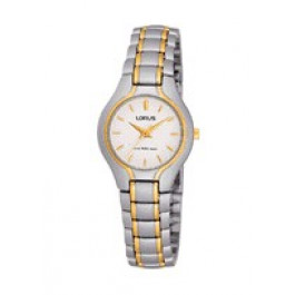 Horlogeband Lorus V501-X210 / RRS32FX9 / RQ952X Staal Bi-Color 7mm